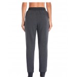 Fleece Lined, Charcoal Women's Thermal Jogger Sweatpants with Pocket Tapered Active Pants for Winter Fleece Lined